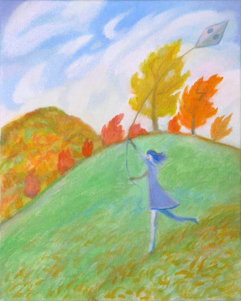 Girl With Kite